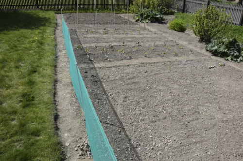 Általános háló - zöld, 80 cm magas, 20 m hosszú, egy leszúrós