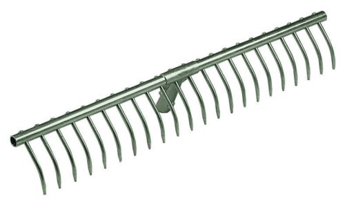 Gereblye - alumínium, 20 fogas, 65 cm széles, nyélfogadó átmérő: 25 mm