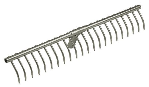 Gereblye - alumínium, 22 fogas, 71 cm széles, nyélfogadó átmérő: 25 mm