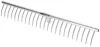 Gereblye - alumínium, 24 fogas, 78 cm széles, nyélfogadó átmérő: 25 mm