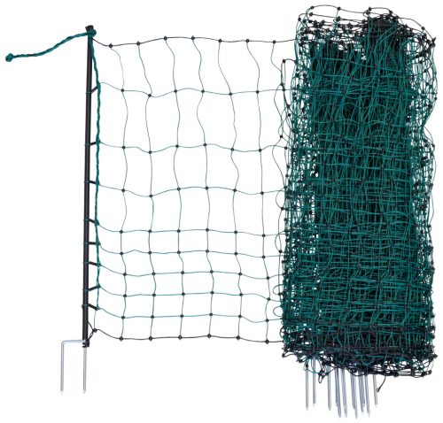 CampingNet háló kempingezéshez - zöld, táskával, 20 m x 80 cm, kéttaposós
