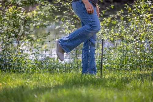 Vidraháló - 50 cm, 50 m, kék/fehér, dupla leszúrós