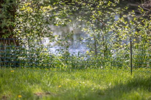 Vidraháló - 50 cm, 50 m, kék/fehér, dupla leszúrós