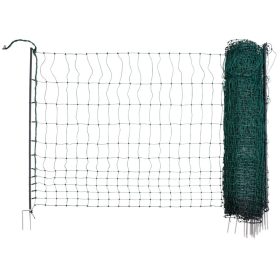   Premium PoultryNet baromfiháló, nem elektromos, dupla leszúrós, 50 m, 122 cm