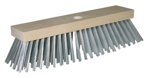 Acéldrót kefe - erősített, 30 cm