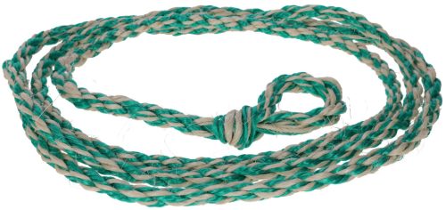 Szarvasmarhavezető kötél - zöld, szizálkender, 13 mm, 3 m