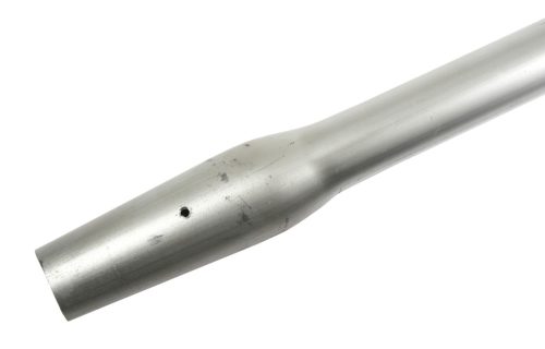 Alumínium lapátnyél - hajlított, átmérő: 39 mm, hossz: 150 cm, D-markolattal