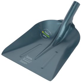   Kerbl univerzális alumínium lapát - szürke, 39x33 cm, nyél nélkül