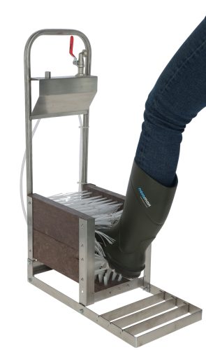 Csizmatisztító berendezés - szétszerelve szállítjuk