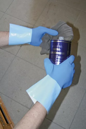 Fletex kesztyű - latex bevonattal - 8-as méret