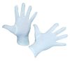 DermaTex pamut-tricotszövet kesztyű - 6 pár/csomag, női, 8-as méret