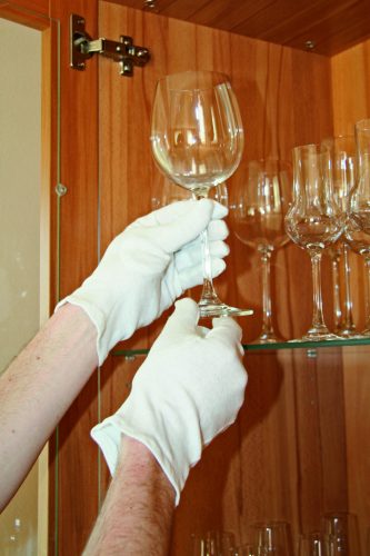 DermaTex pamut-tricotszövet kesztyű - 6 pár/csomag, női, 8-as méret