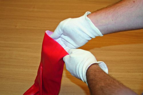 DermaTex pamut-tricotszövet kesztyű - 6 pár/csomag, női, 8-as méret