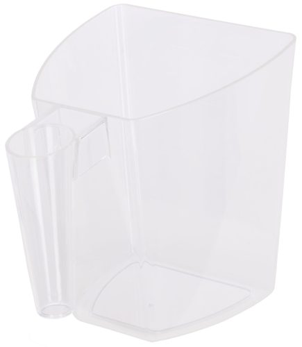 Áttetsző takarmányadagoló - fehér, 2 kg
