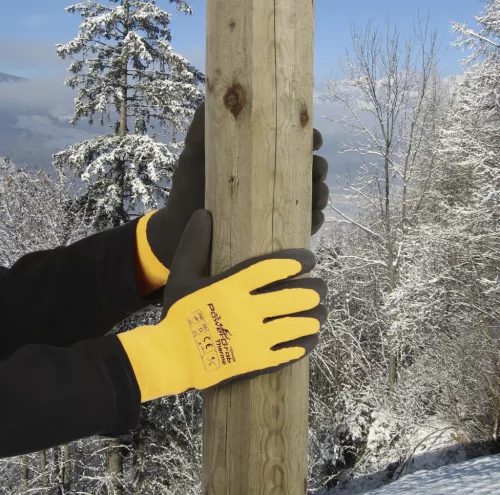PowerGrab Thermo téli kesztyű - sárga, 8-as