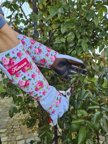 Rose Garden kerti kesztyű - világoskék, 8/M méret