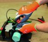 Activ Grip XA325 finomkötött kesztyű - narancs, 11-es méret