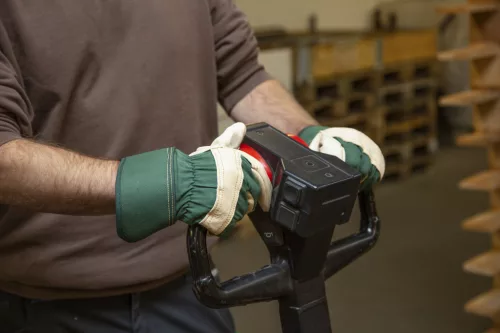 Eco-Worker bőrkesztyű - krómmentes, 9-es méret