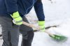 Winter téli, kecskebőr kesztyű - neon színű, 11/XXL méret
