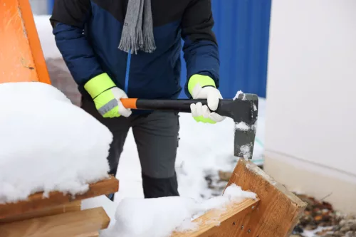 Winter téli, kecskebőr kesztyű - neon színű, 11/XXL méret
