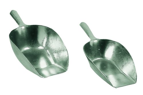 Takarmányadagoló kanál - alumínium, 2500 g, íves kivitel
