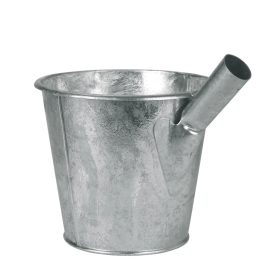 Trágyamerő - horganyzott, átmérő: 24 cm, 6,5 liter