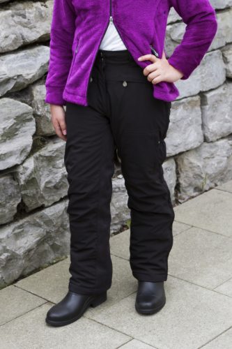 Alaska termo felsőnadrág - fekete, 128/134