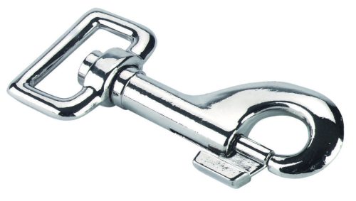 Rugós karabiner - szögletes forgóval