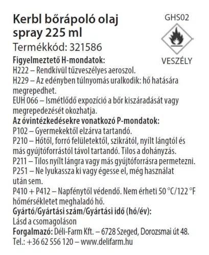 Bőrolaj spray - 225 ml