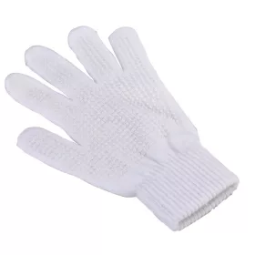 Covalliero Magic Grippy gyermek lovaglókesztyű - fehér