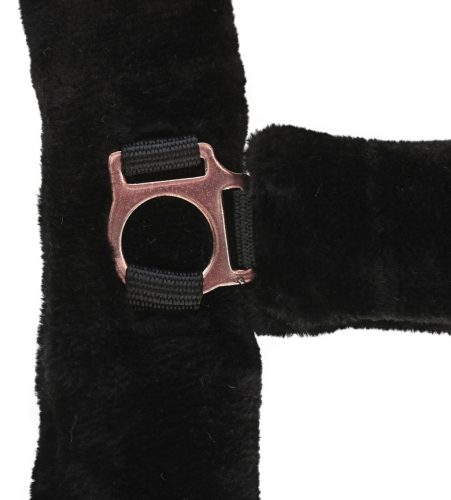 Covalliero SuperSoft kötőfék - fekete, póni