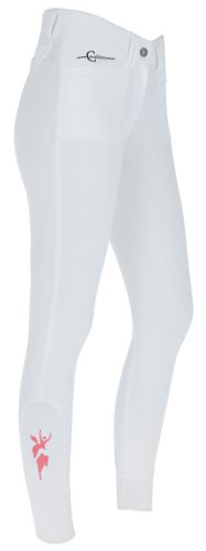 Covalliero Janne x PinkRibbon lovaglónadrág - fehér gyöngy, 32