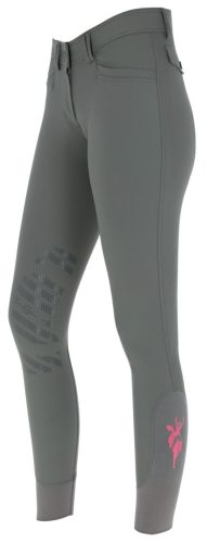 Covalliero Janne x PinkRibbon lovaglónadrág - grafitszürke, 32