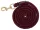Covalliero Classy vezetőszár karabinerrel - merlot