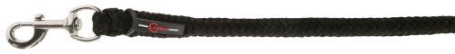 Covalliero ClassicSoft vezetőszár karabinerrel - fekete