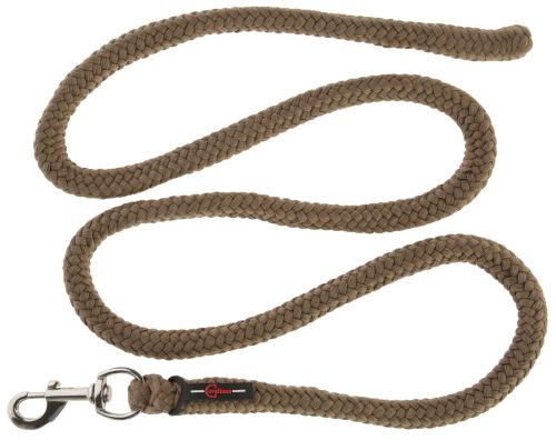 Covalliero ClassicSoft vezetőszár karabinerrel - cappuccino