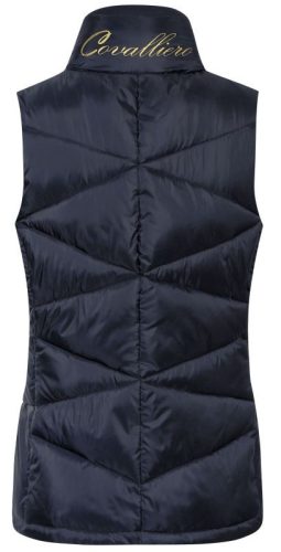 Covalliero 2022 AW női steppelt mellény, sötétkék, XS