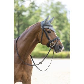   Covalliero 2023 S/S fülvédő lovaknak - világos szürke, póni