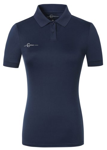 Polo Shirt női rövid ujjú póló, tengerkék, XXL