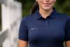 Polo Shirt női rövid ujjú póló, tengerkék, XXL