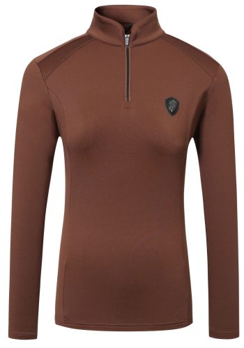 Covalliero Active Shirt A/W 23 Ladies, oak brown, L