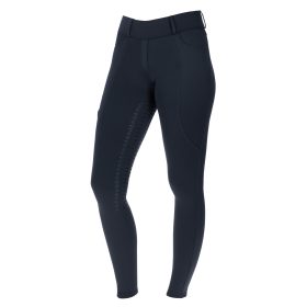  Covalliero 2023 AW gyermek lovagló grip leggings - sötétkék, 164/170