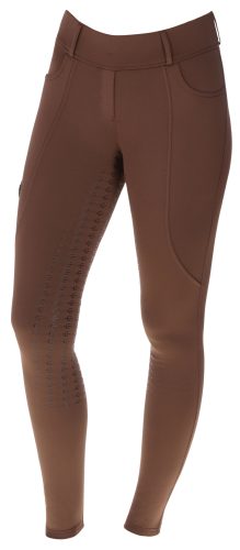 Covalliero 2023 AW női lovagló grip leggings - barna, 36/38