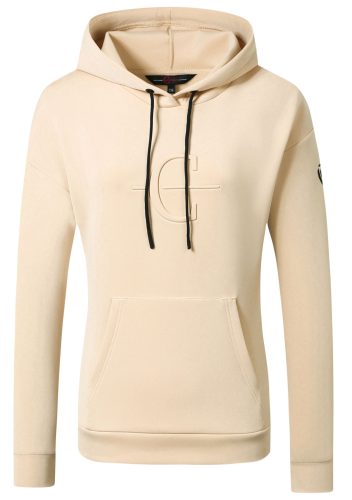 Covalliero 2024 S/S női kapucnis pulóver - krém, XS