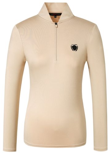 Covalliero 2024 S/S női hosszú ujjú felső - krém, L