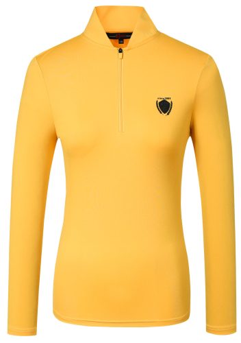Covalliero 2024 S/S női hosszú ujjú felső - napsárga, XS
