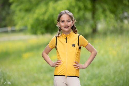 Covalliero 2024 S/S gyermek mellény - napsárga, 140/146
