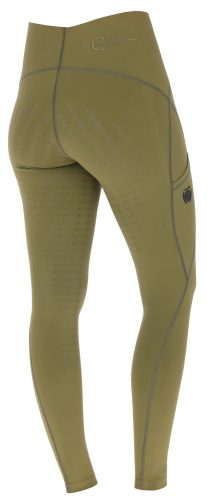 Covalliero 2024 S/S gyermek lovaglóleggings - olivazöld, 152/158