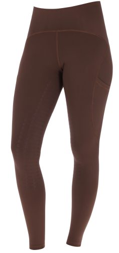 Covalliero 2024 S/S gyermek lovaglóleggings - csokoládébarna, 128/134