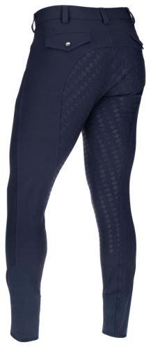 Techno II férfi lovaglónadrág ülőrész megerősítéssel - sötétkék, 46